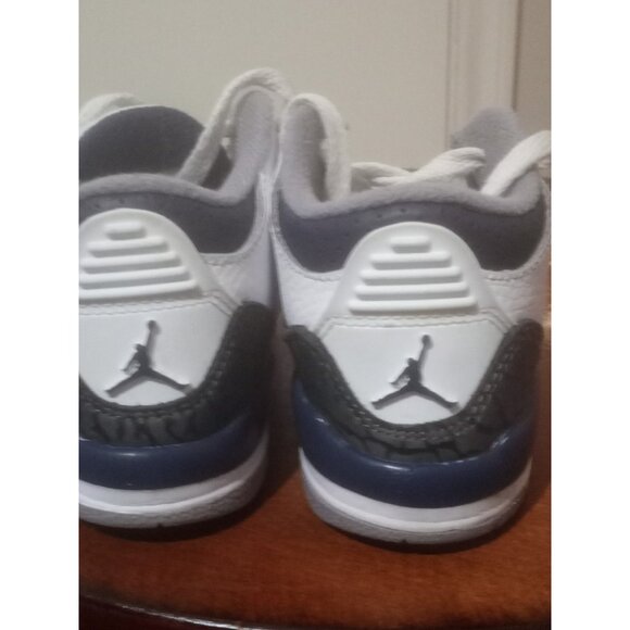 Toddler Air Jordan 3 Retro Athletic Shoes ‘Midnight Navy’ DM0968 140 - Size 7C - Picture 8 of 11